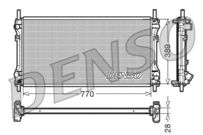 Радиатор DENSO DRM10104