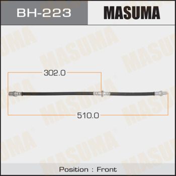Шланг тормозной Masuma BH223
