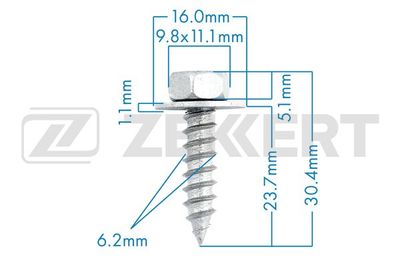 Саморез Zekkert BE2696