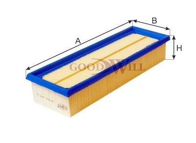 Фильтр воздушный BIG FILTER GB9653