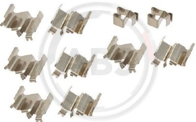 Комплект монтажный тормозных колодок MASTERKIT 77AA203
