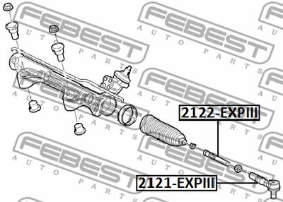 Наконечник рулевой FEBEST 2121EXPIII