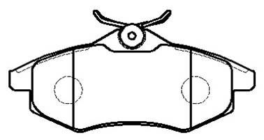 Колодки тормозные дисковые HSB HP9655