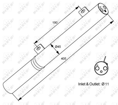 Осушитель кондиционера NRF 33196