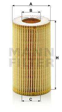Фильтр масляный MANN-FILTER HU7181Y
