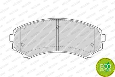Комплект колодок для дискового тормоза FERODO FDB1603
