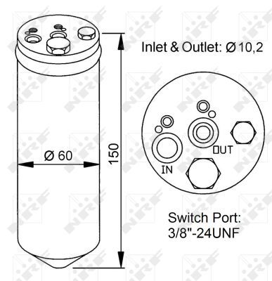 Осушитель кондиционера NRF 33137