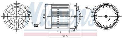 Мотор отопителя NISSENS 87722