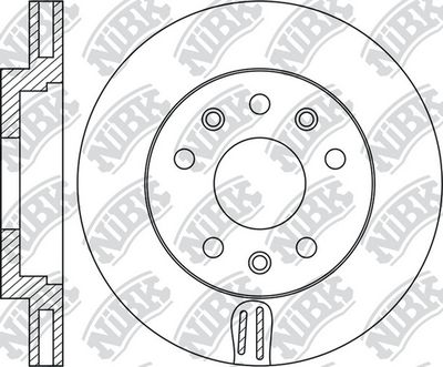 Диск тормозной NIBK RN1896