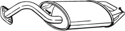 Глушитель основной BOSAL 228491